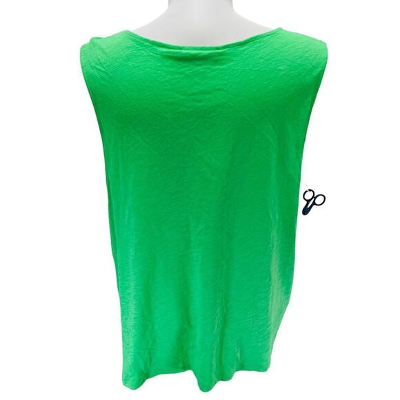 Sanctuary Asymemetrical Better Half Tank Top Sleeveless Green Plus Size 3X NWT - Picture 5 of 7